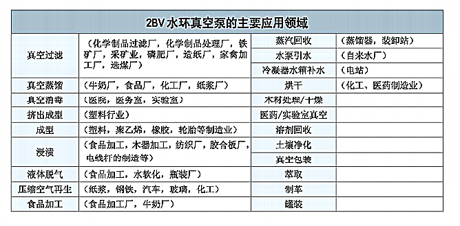 2BV系列水环真空泵介绍